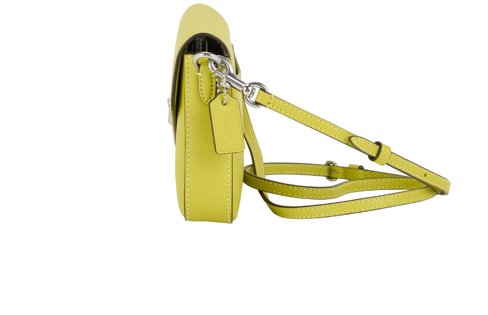 Wyn Crossbody, &pound;95, Handbags, Green, Leather, Bottom view